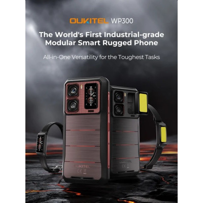 მობილური ტელეფონი Oukitel WP300 12GB/512GB Black მობილური ტელეფონი Oukitel WP300 12GB/512GB Black