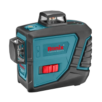 3D ლაზერული თარაზო Ronix RH-9537G, 15/70მ, მწვანე ნათება